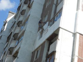 Утепление квартир промышленными альпинистами. Цена на услуги в Харькове